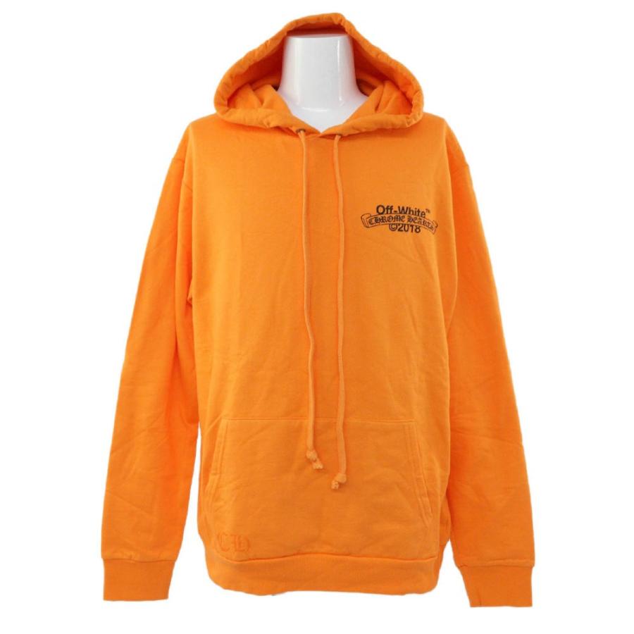 クロムハーツ Off-White(オフホワイト)・バックロゴプリントプル