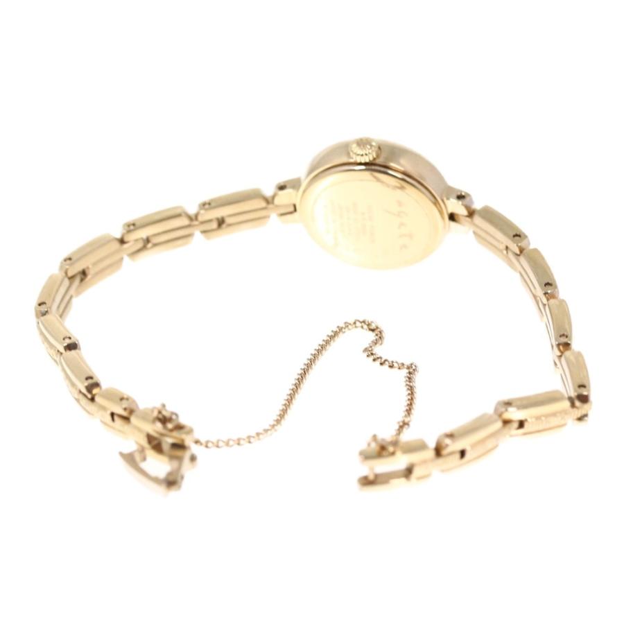 agete（アガット） 美品・アガット ソーラーウォッチ ラウンドフォルム