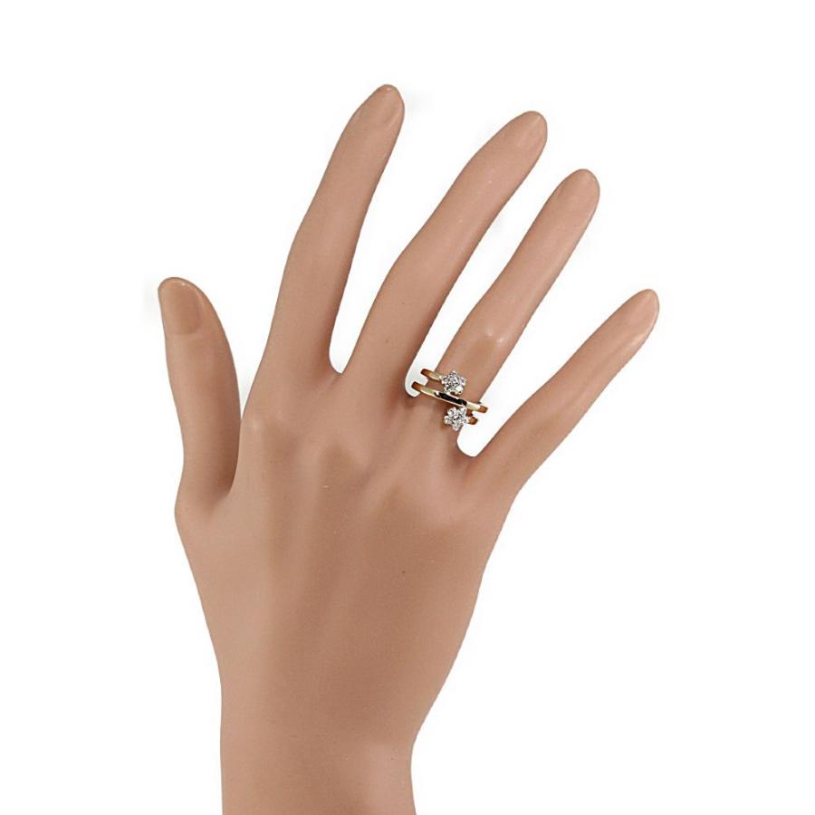 ヴァンドーム青山 フラワーモチーフ12P・ダイヤモンドリング・指輪