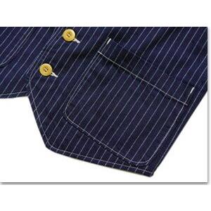 Pherrow's（フェローズ） ワークベスト PV1-W ウォバッシュ ストライプ