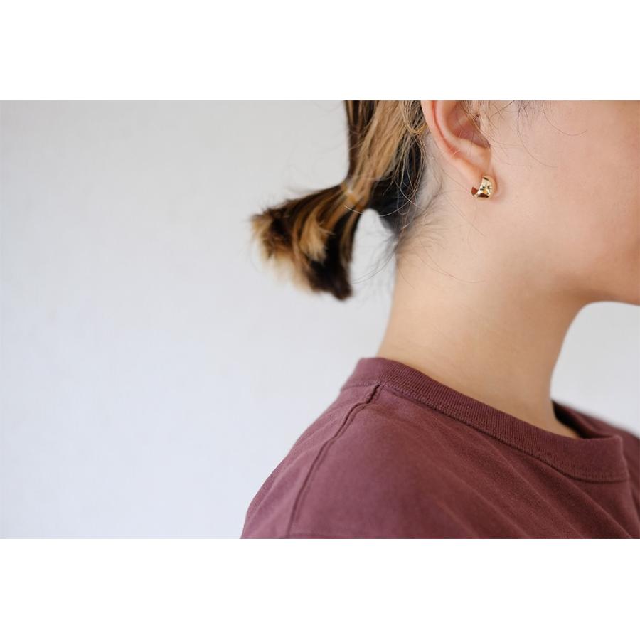 ピアス 18金 シンプル レディース フープ 送料無料 K18 地金 18k