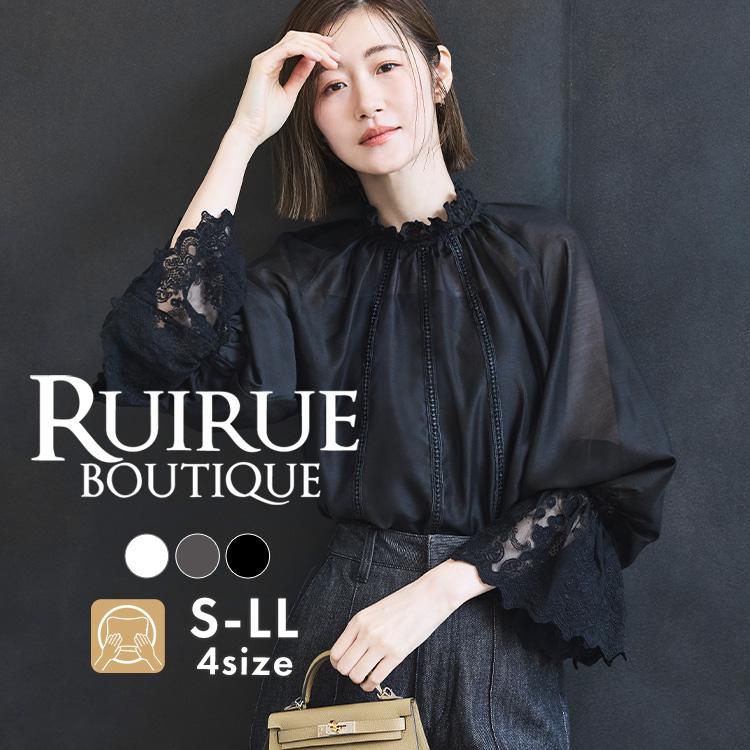 RUIRUE BOUTIQUE（ルイルエブティック） レディース シアーブラウス