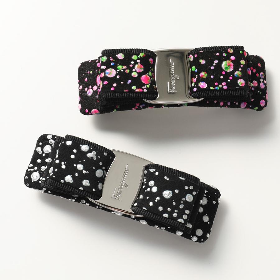 FERRAGAMO（フェラガモ） バレッタ 34 0198 レディース ヴィラ リボン