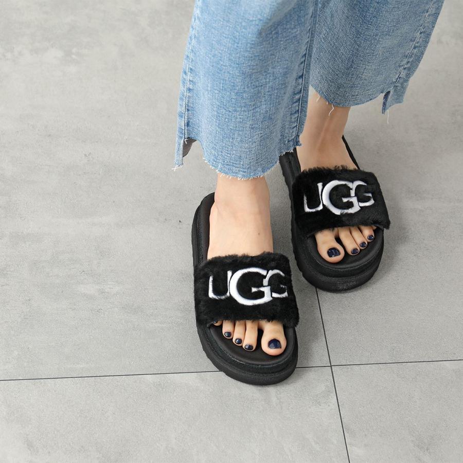 UGG（アグ） サンダル LATON FUR SLIDE レイトン ファー スライド