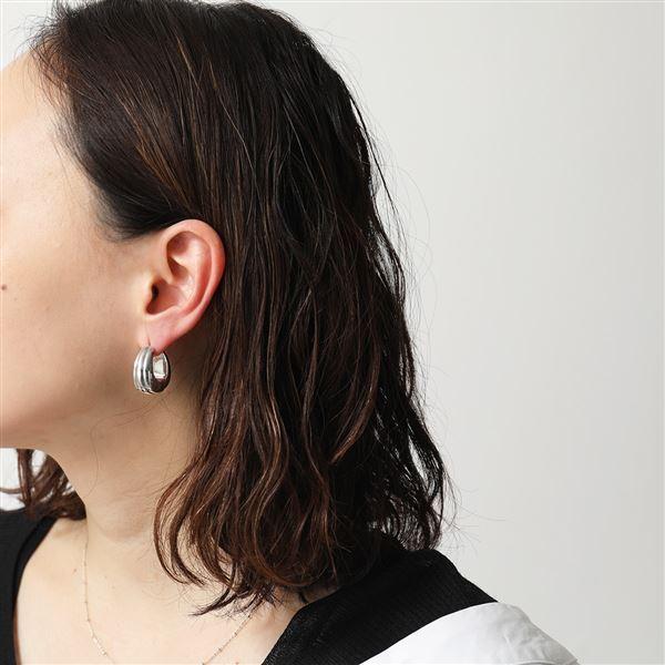 TOM WOOD（トムウッド） ピアス Ice Hoop Medium Line アイスフープ