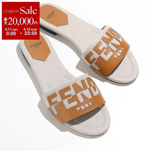FENDI（フェンディ） サンダル 8R8337 AJZU レディース ロゴ フラット