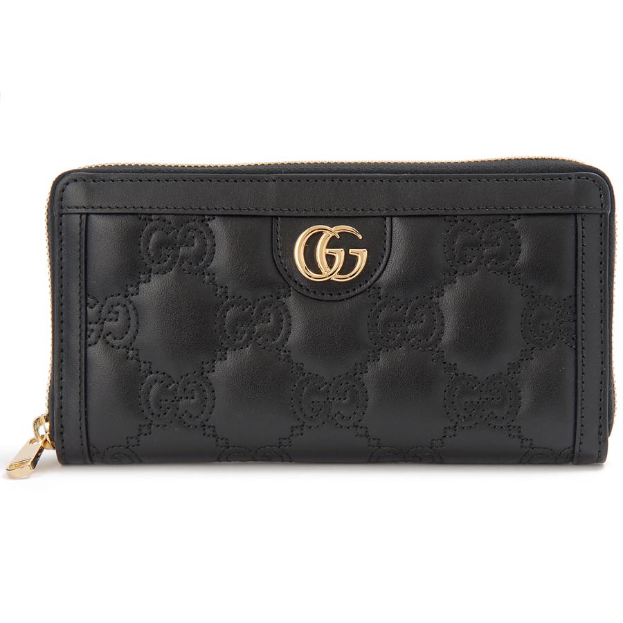 GUCCI（グッチ） 長財布 レディース ブラック 723784 UM8IG 1000 GG