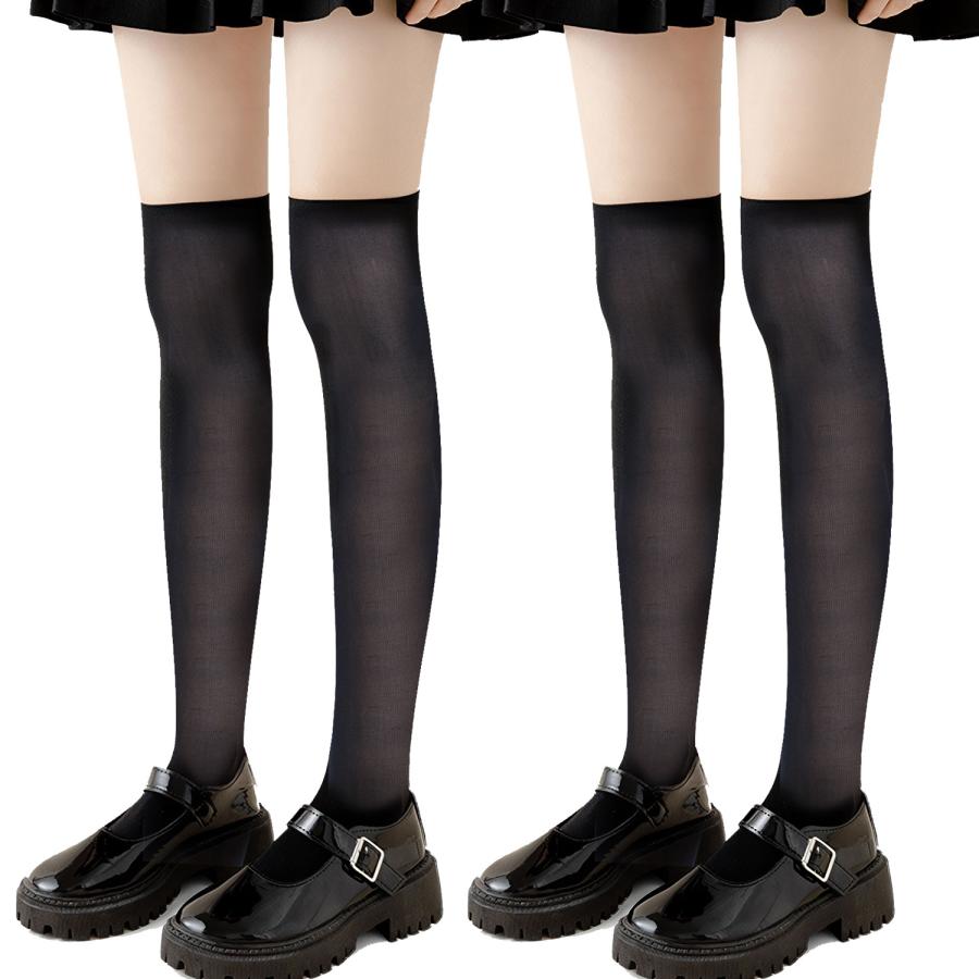 きらきらぷんぷん丸 タイツ ニーハイソックス ひざ上 レディース