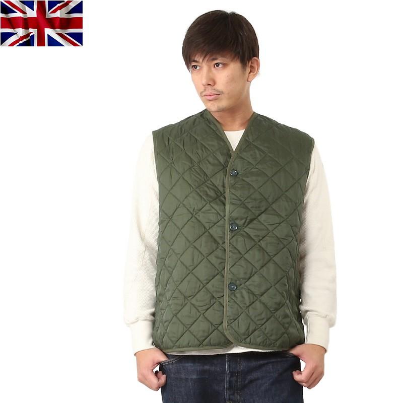 MILITARY（ミリタリー） 実物 イギリス軍 キルティングベスト USED