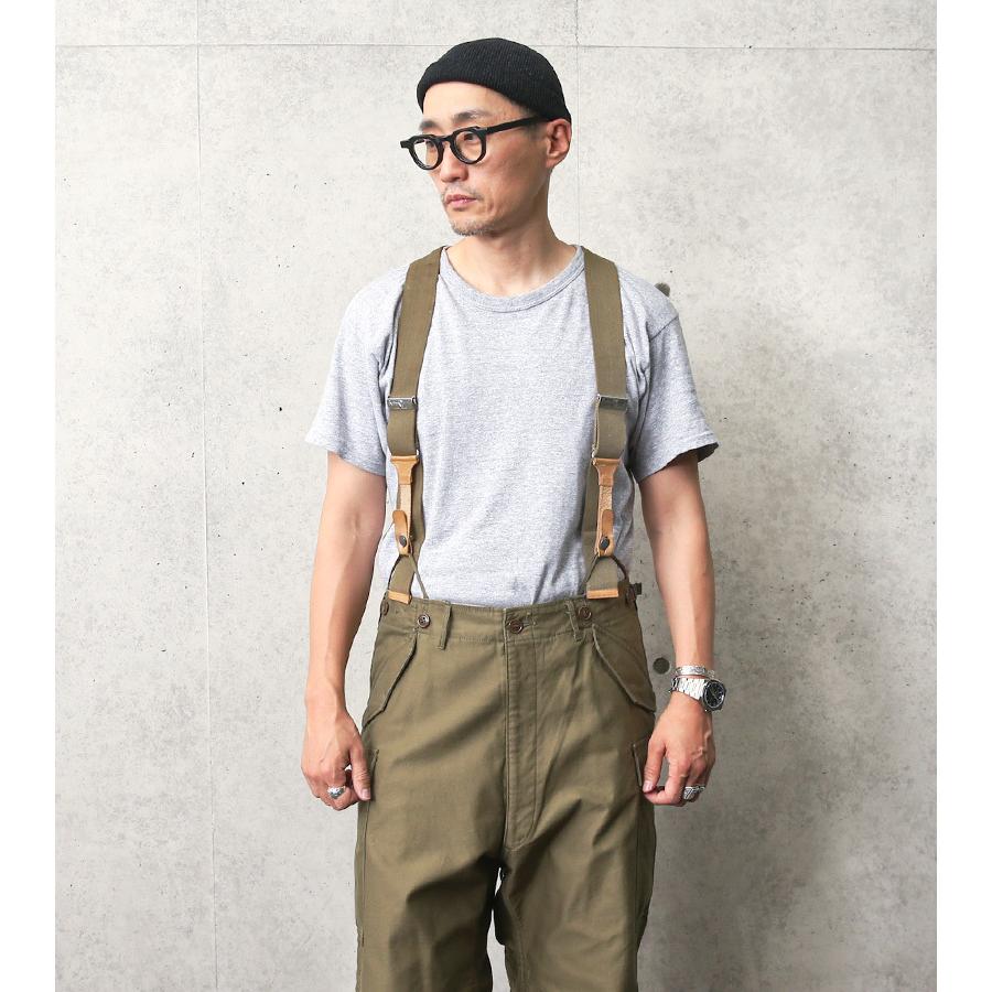 MILITARY（ミリタリー） 実物 USED 東ドイツ NVA ラバーサスペンダー