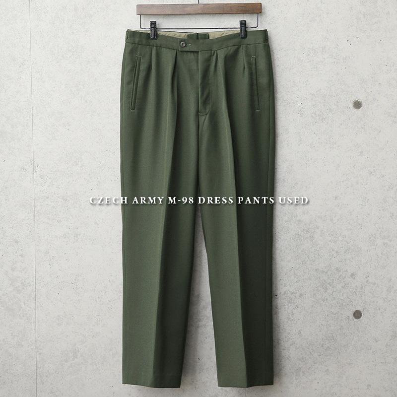 MILITARY（ミリタリー） 実物 USED チェコ軍 M-98 ドレスパンツ メンズ