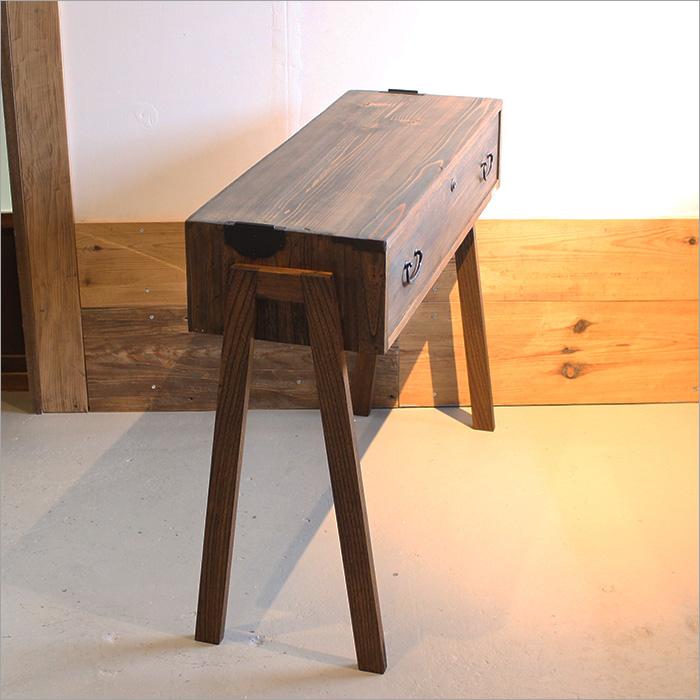 和箪笥 サイドテーブル リメイク品 アンティーク おしゃれ サイド