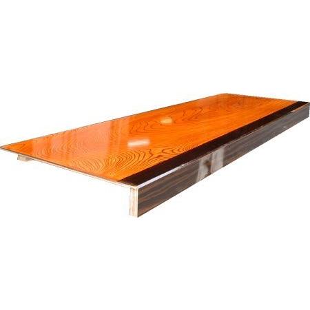 黒壇框付欅貼床板 1820×910×105 黒檀 欅 框付床板 床の間 和室建材