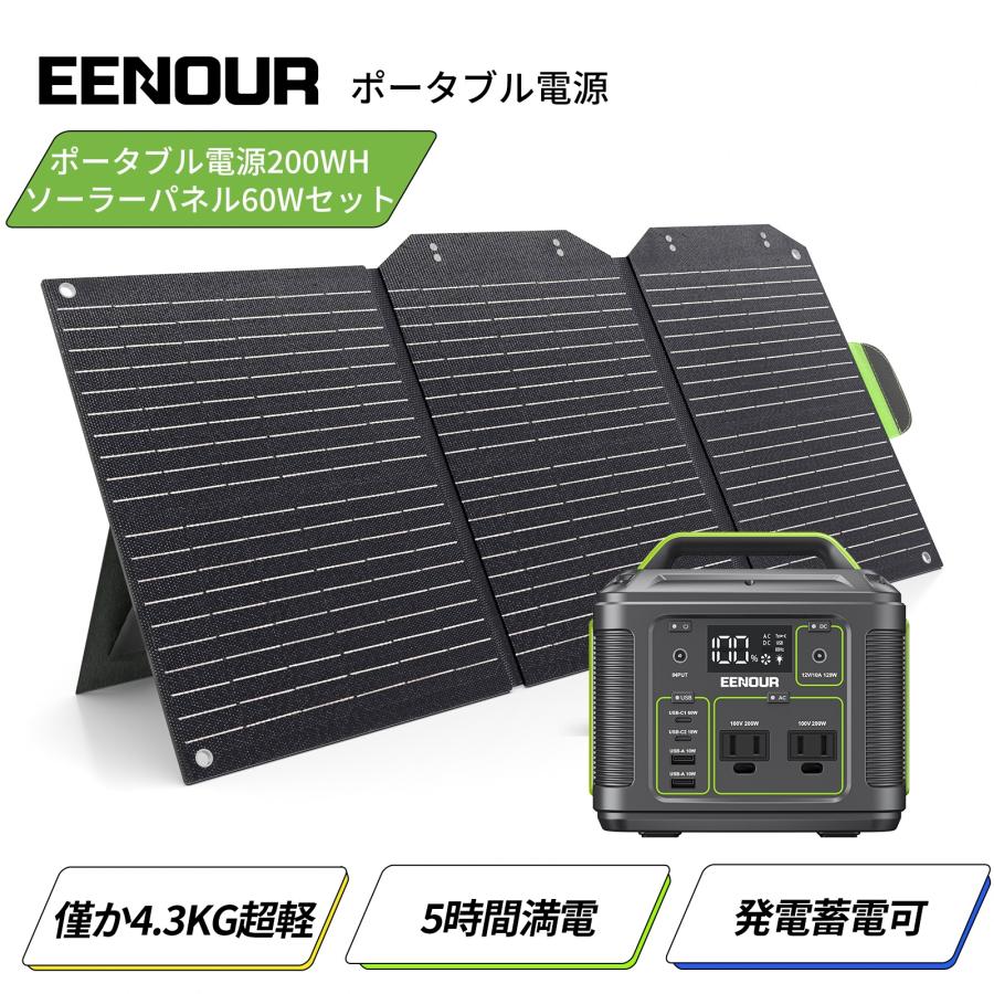EENOUR 【新店購入よりお得】防災グッズ EENOUR 200Wh 54000mAh