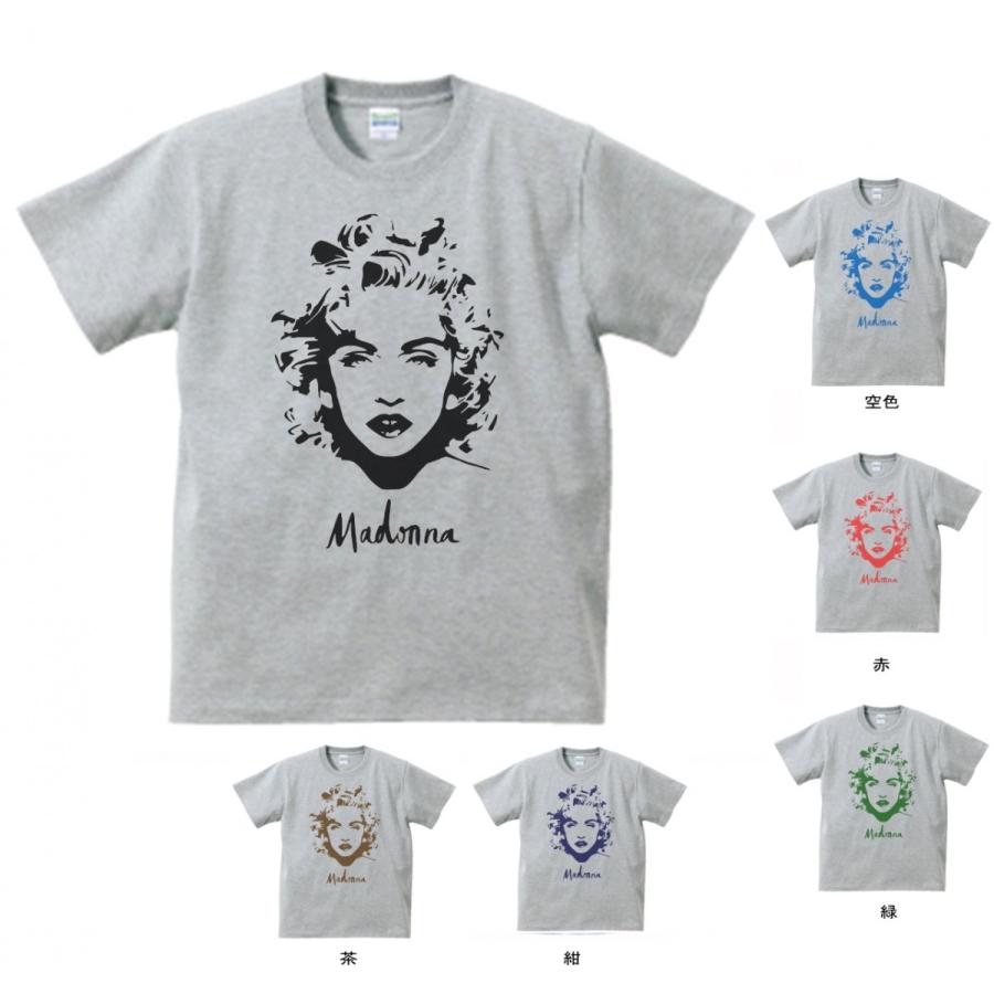 人物・有名人 Tシャツ マドンナ グレー : Tシャツ専門店 T1500 - 通販