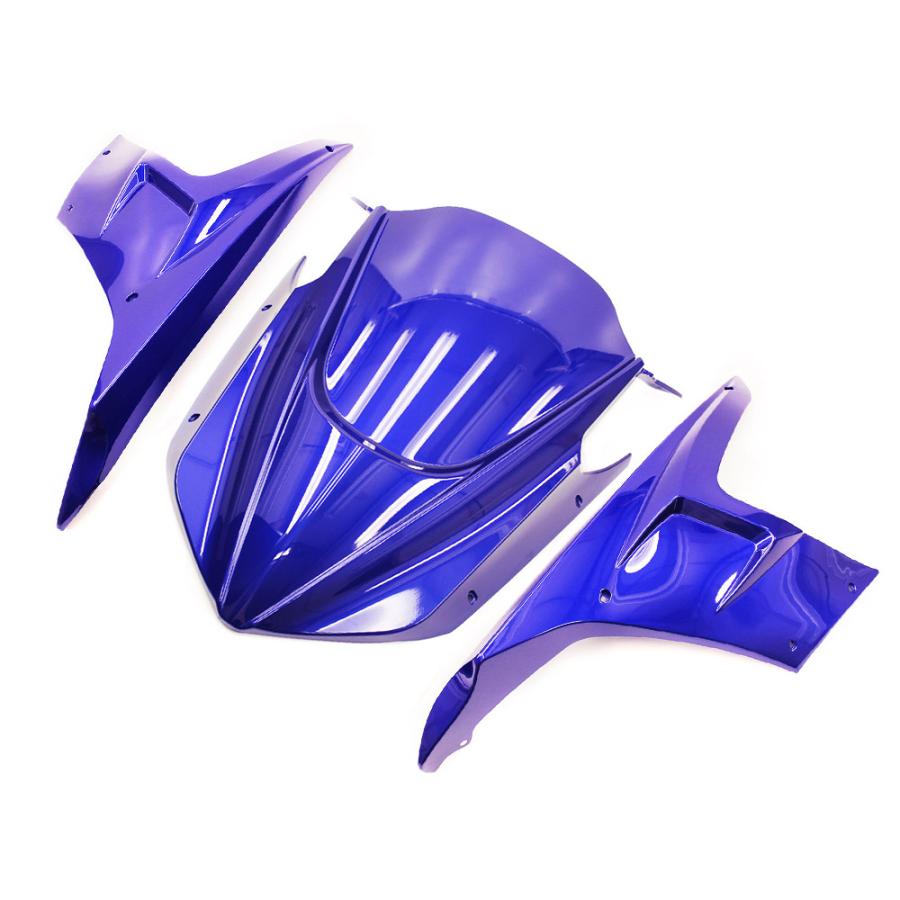 マグザム エアロ仕様 フロント マスク & フロントサイドカウル 青色