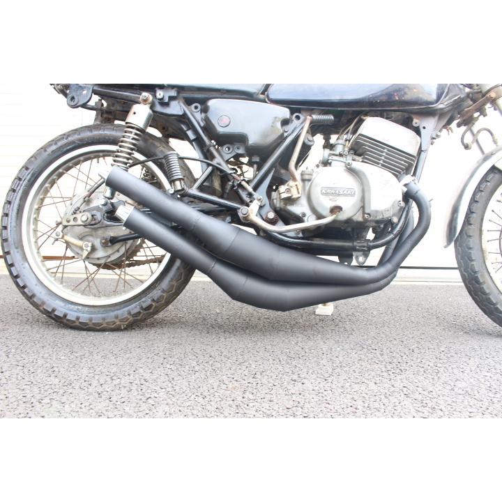 ORM製 カワサキ KH400 3本チャンバー 刻印 完全国内生産 自社製造品