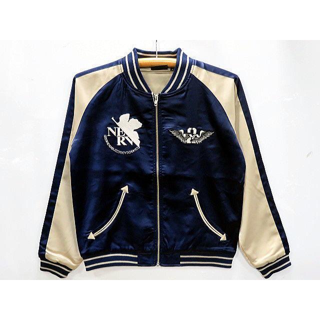 エヴァンゲリオン×LOW BLOW KNUCKLE コラボ ウイング弐号機 スカジャン