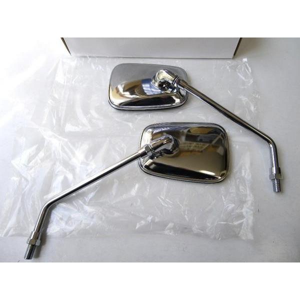 ☆ネイキッドミラー 10mm 正ネジSET！【ロングステム】 ＊FTR223