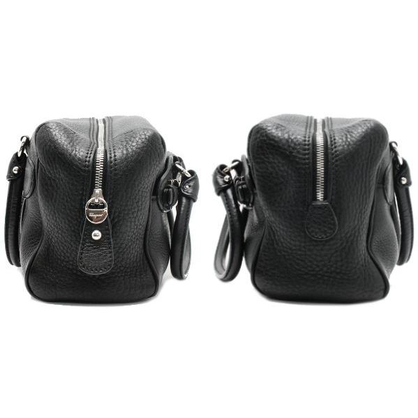 GANCINI フェラガモ ガンチーニ 2WAY ミニボストンバッグ ブラック