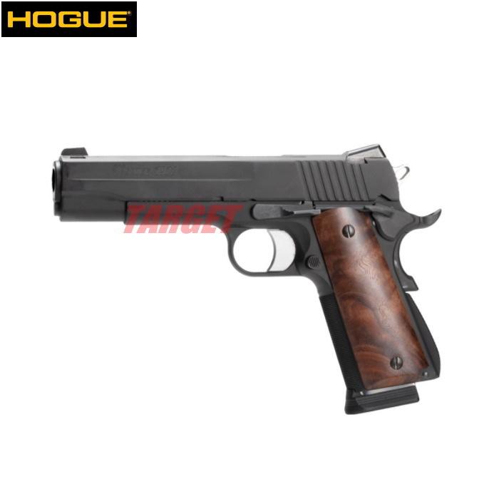 HOGUE 1911シリーズ用 木製グリップ スムース ウォールナットバール