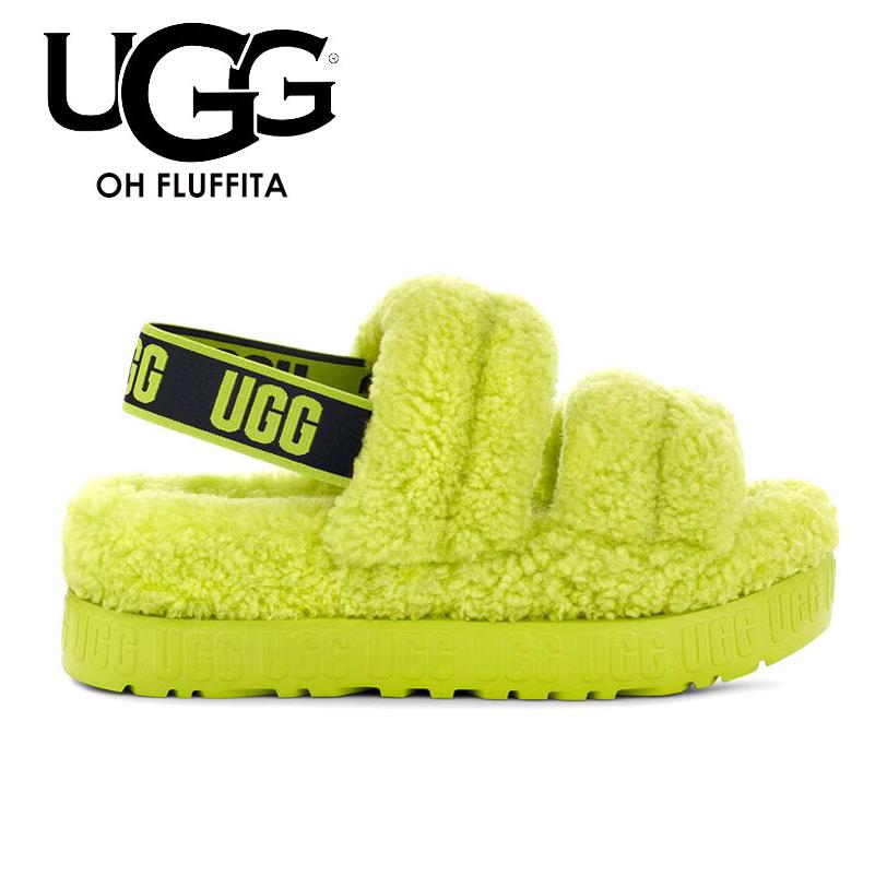 UGG（アグ） サンダル ファー レディース 厚底 おしゃれ 靴 120876 OH