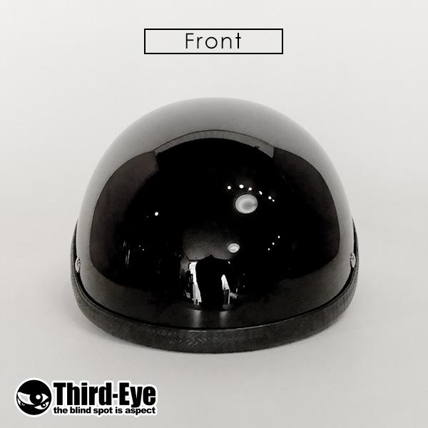 バイク ヘルメット ハーフキャップ グリフォン ブラック GF-BK : Third