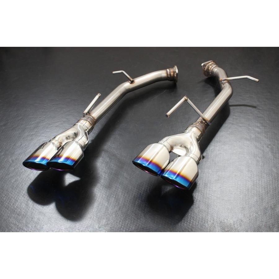 スリーキャッツ Y51 51フーガ 前期 チタン風クーヴェ 4本出し 直管