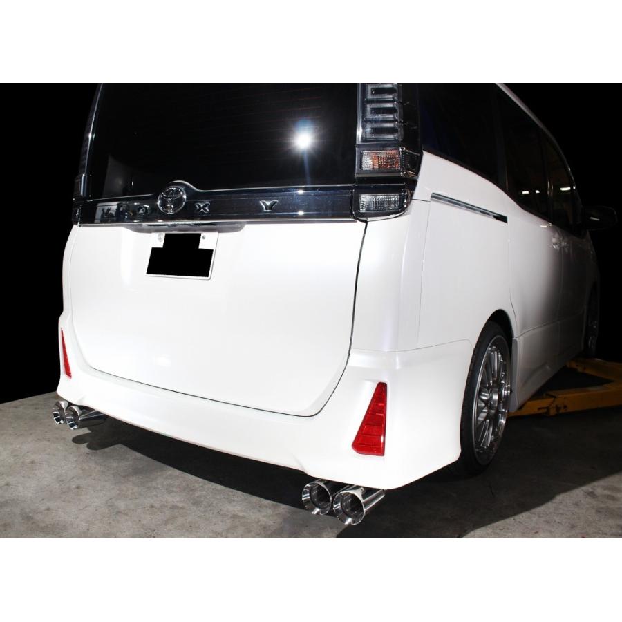 スリーキャッツ ZRR80W 80ヴォクシー 100Φ真円 4本出し ストレート