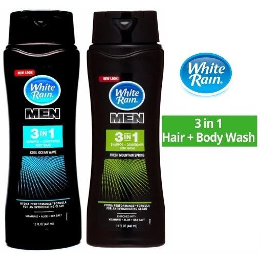 ホワイトレイン メン 3in1 ボディウォッシュ White Rain Men 443ml
