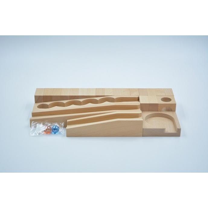 小さな大工さん ちょこっとレール1 ビー玉ころがし 積み木 おもちゃ