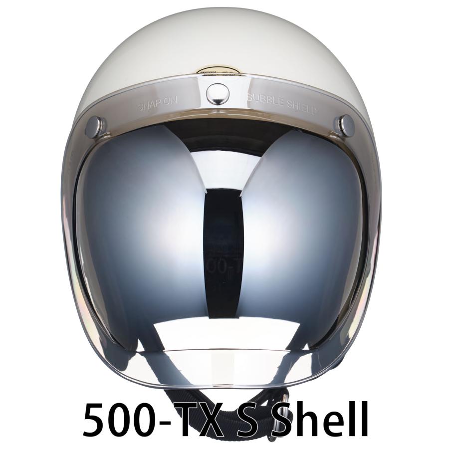 ポールソン バブルシールド クリアミラー ジェットヘルメット フル