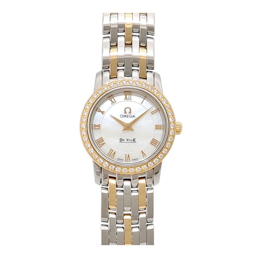 OMEGA（オメガ） デビル プレステージ シェル文字盤 ダイヤベゼル