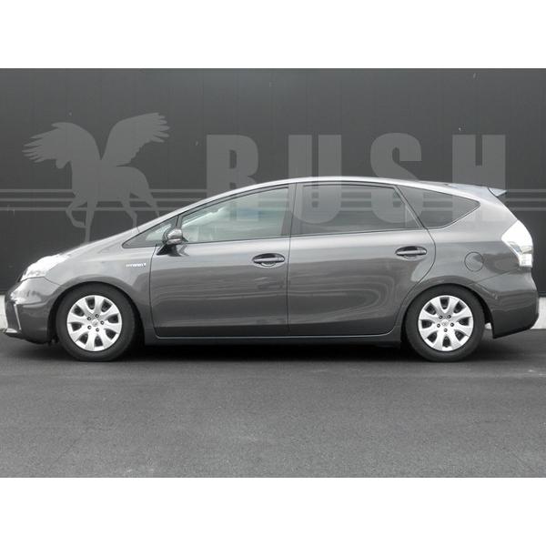 RUSH 車高調 プリウスα ZVW40W ZVW41W 車高短 モデル フルタップ車高調