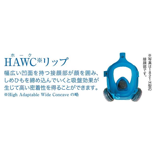 興研 防毒マスク HV-7型 ガスマスク 作業 送料無料 : トランスタイル