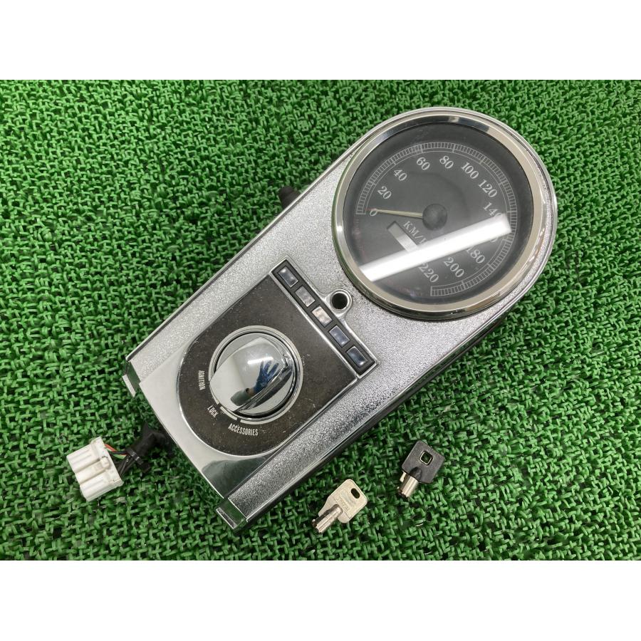 ソフテイル スピードメーター ハーレー 純正 中古 バイク 部品 FLSTF