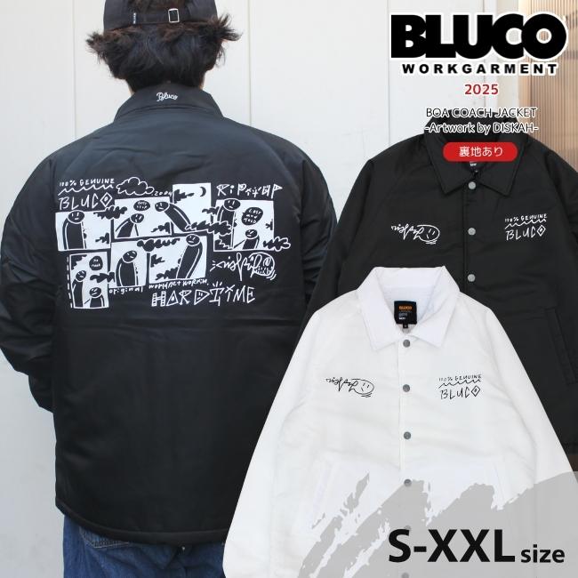 BLUCO（ブルコ） セール ボアコーチジャケット Artwork by DISKAH