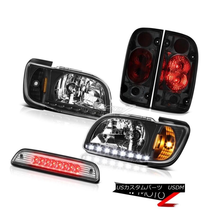 ヘッドライト 01-04トヨタタコマオフロード屋根キャブランプスモーク