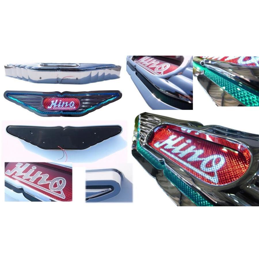 メッキ日野バスマークアンドン 大【Hino文字有り】 : トラック