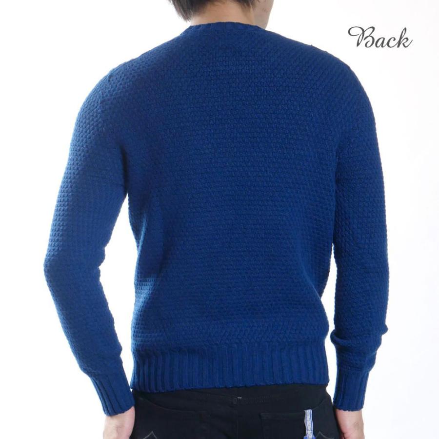 DRUMOHR（ドルモア） 長袖 クルーネックニットセーター アランニット