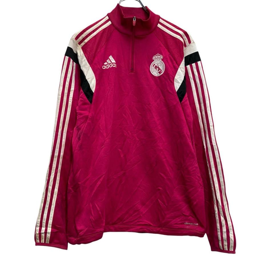 adidas ジャージ アディダス S ピンク ハーフジップ スポーツウェア