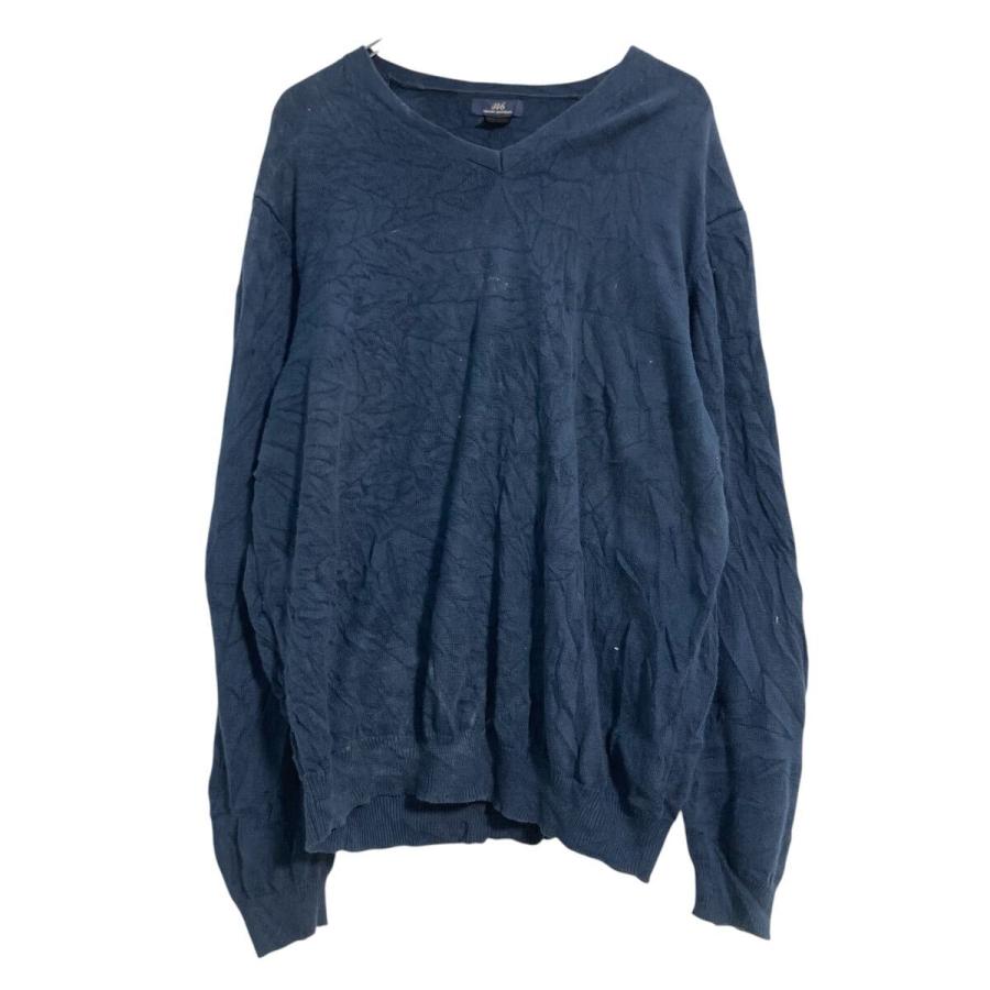 Brooks Brothers コットン ニット セーター L ネイビー ブルックス