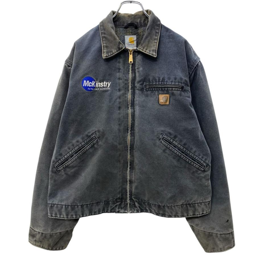Carhartt デトロイトジャケット L フェードブラック カーハート ダック