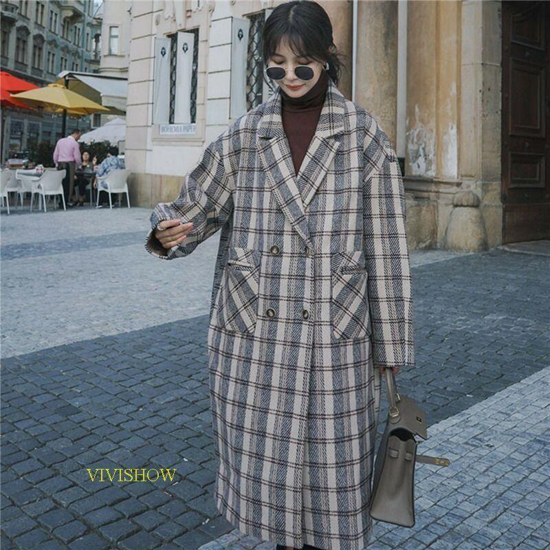 グレンチェック レディース チェスターコート 千鳥柄 アウター ロング