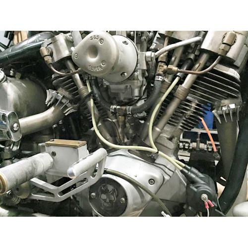 シャーク ティース エキゾースト マフラー フランジ 1966-1984 FL FX