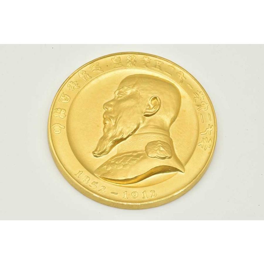 明治百年記念 明治天皇 御肖像牌 K24 純金 記念メダル 60g 桐箱付 専用