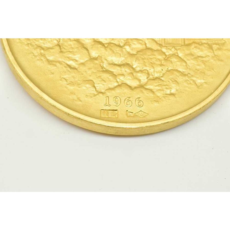 明治百年記念 明治天皇 御肖像牌 K24 純金 記念メダル 60g 桐箱付 専用