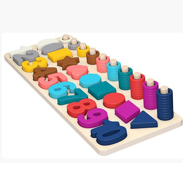 送料無料 積み木 おもちゃ パズル木製 知育玩具 赤ちゃん 0歳 1歳 2歳