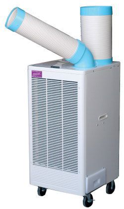 ナカトミ 排熱ダクト付きスポットクーラー単相首振り N407-TC 工事用