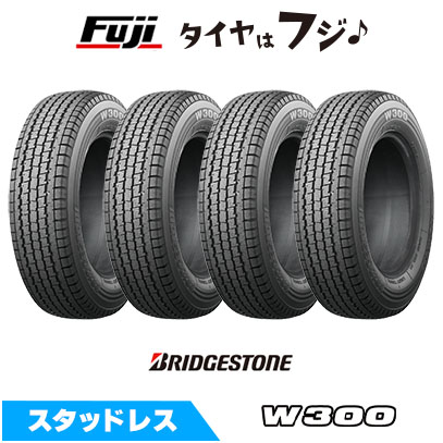 BRIDGESTONE W300 145/80R12 80/78N タイヤ×4本セット 自動車